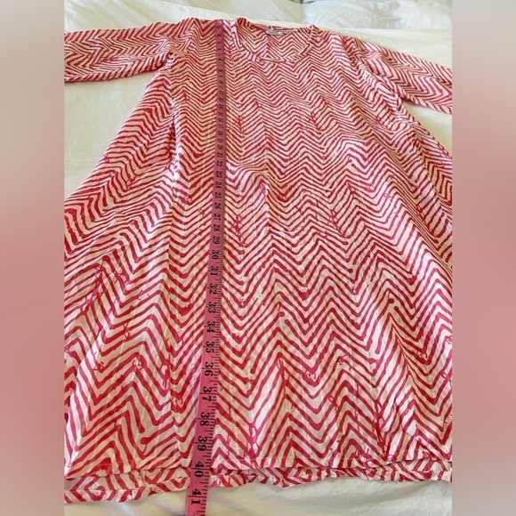 MASAI EASYWEAR Zig Zag Viscose Metallic Threads | Pink Size Small | NWOT - Picture 2 of 12